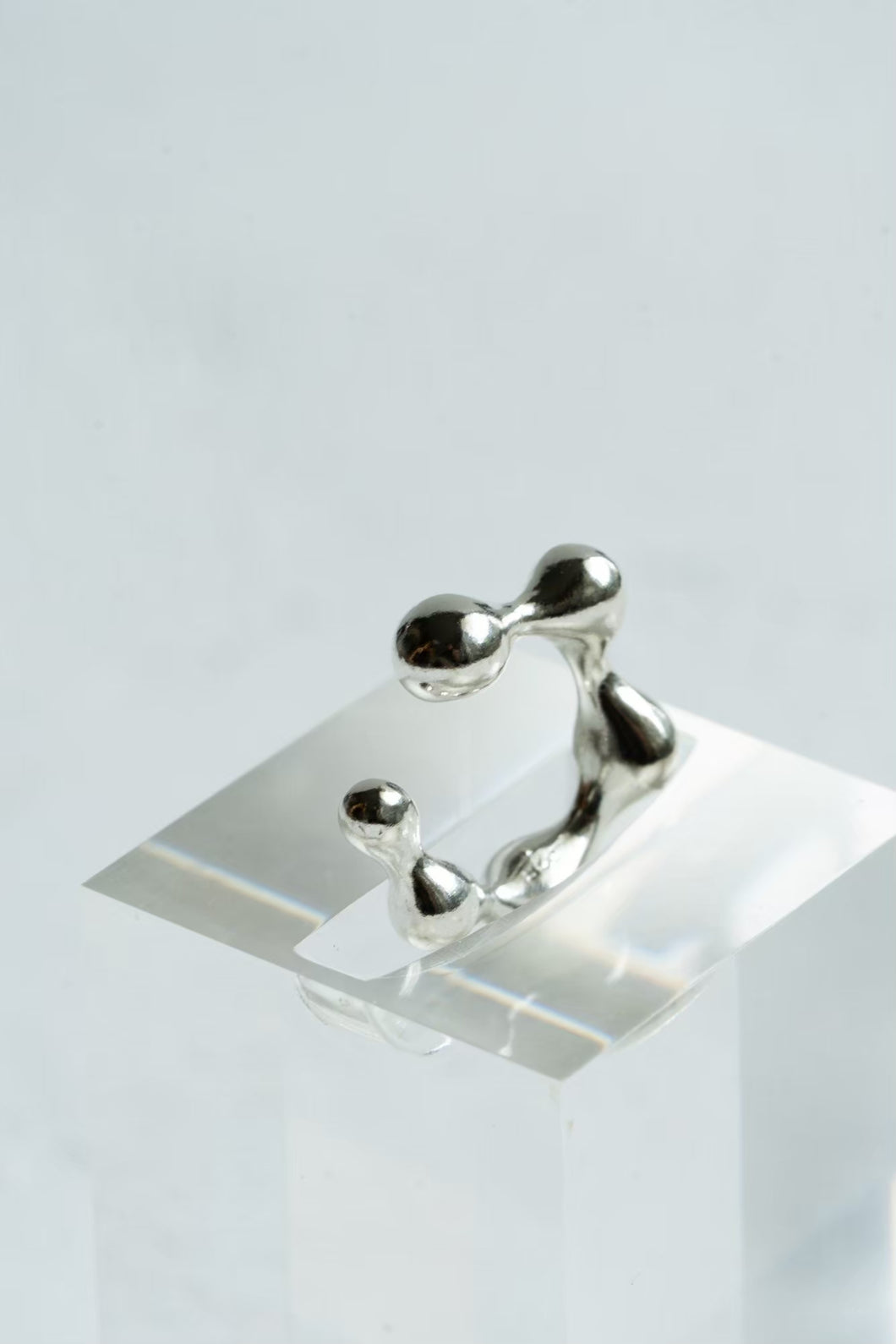 Muchi Muchi Baby Ring and Earcuff / silver /