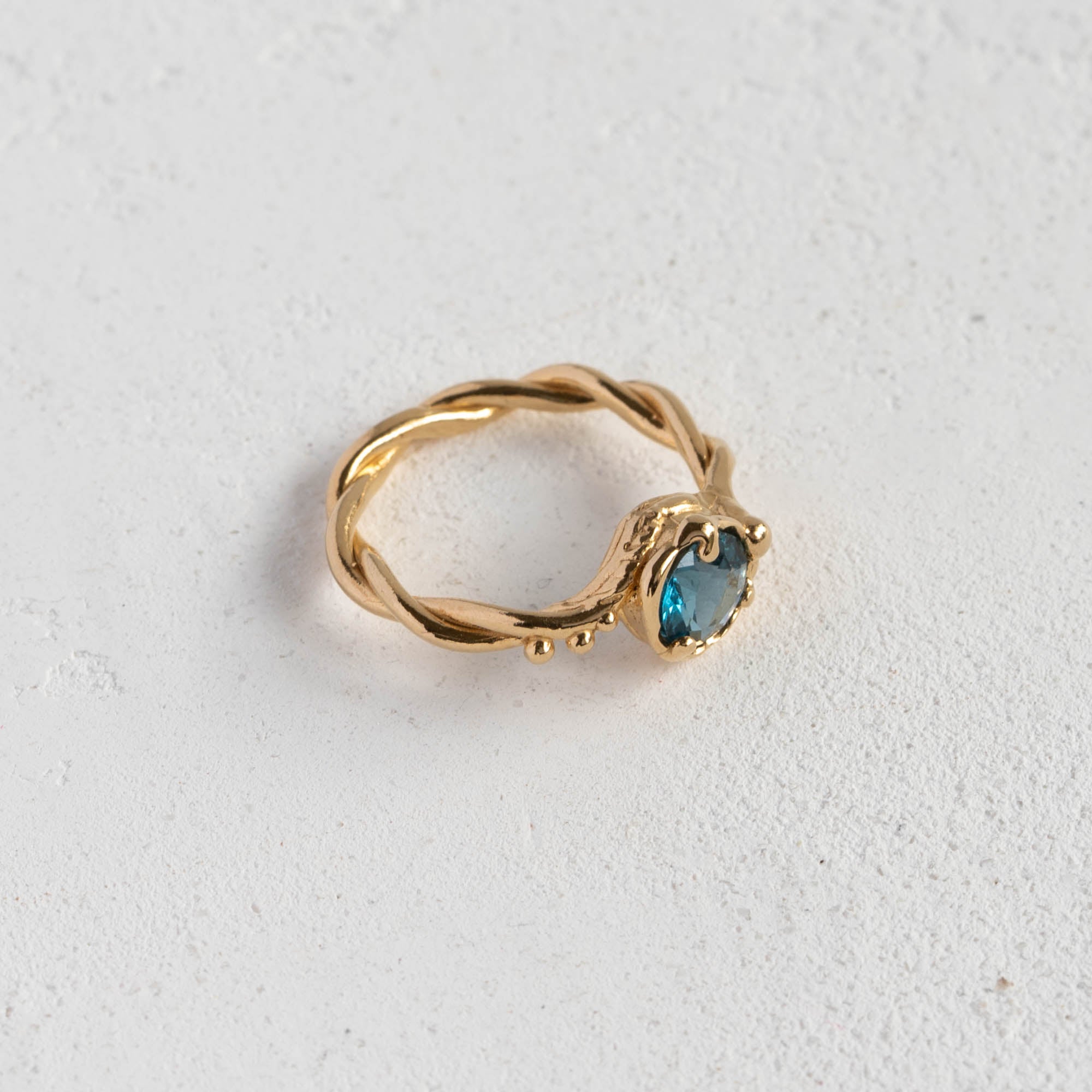 タイムセール　shu shu me ネットトルコ石　リング　11号 Leaf Ring/11号 – shu shu me