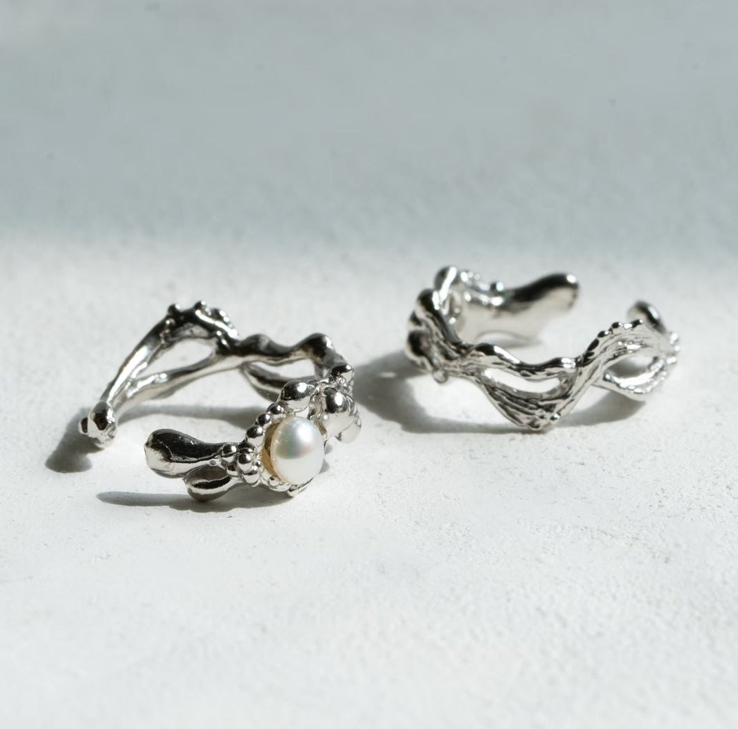 Hana-sango Earcuff / silver (6~8号)