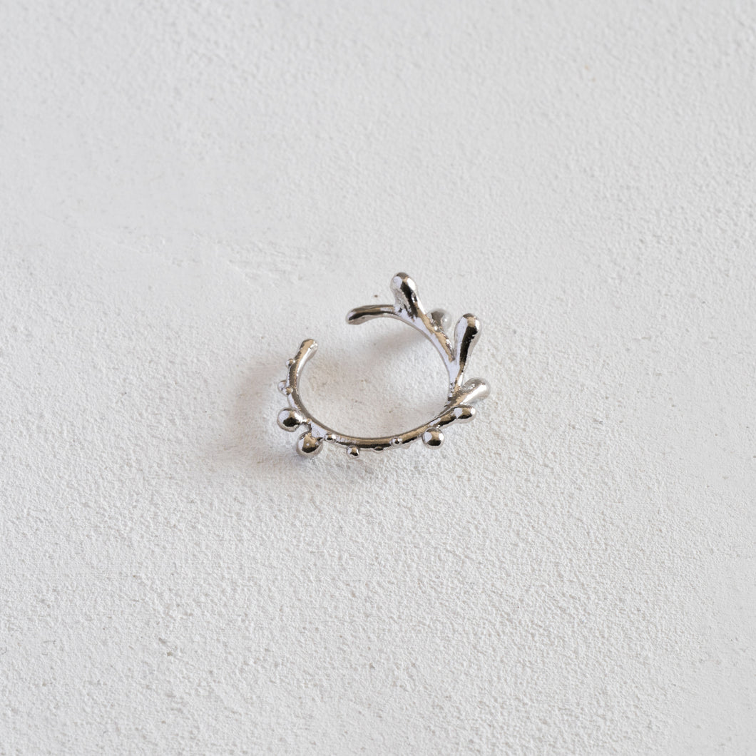 Wreath Earcuff / silver / (3~6号)