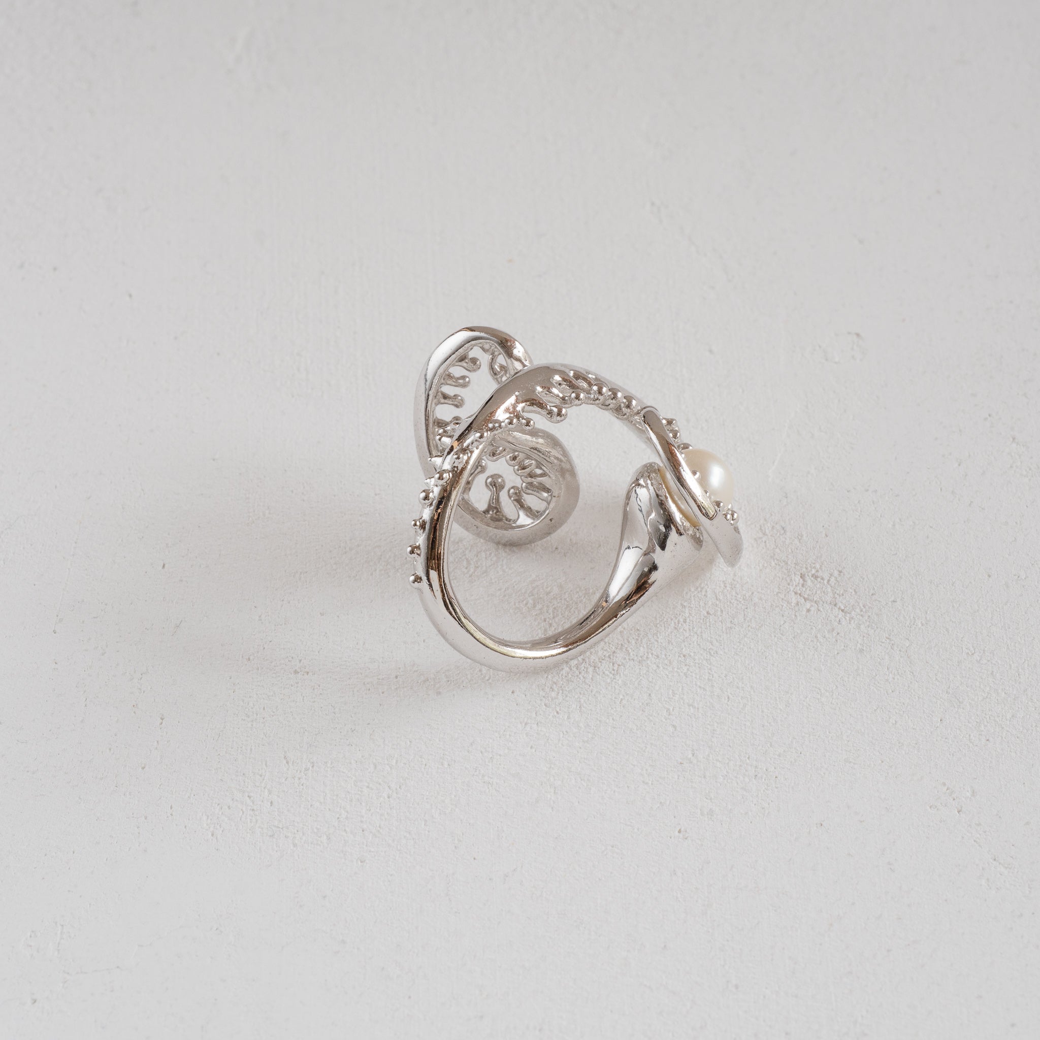 Nenkin Ring / silver / 12号